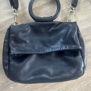 HOBO Sheila Black Leather Purse